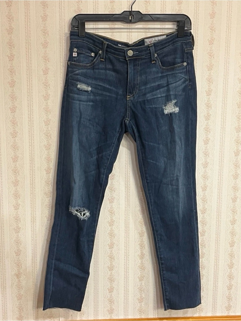 Dark Blue Distressed Women’s Jeans